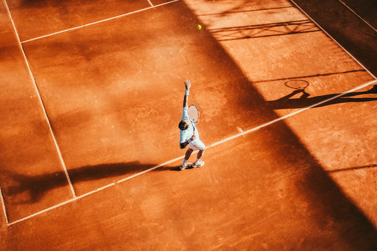 Tennis courts aerial view at TennisPort International
